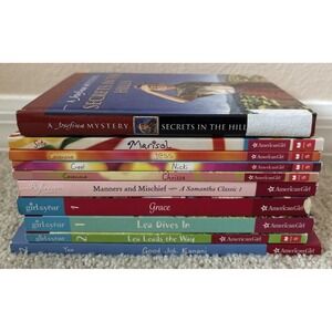Lot of 10 American Girl of the Year Book Set Chrissa Lea Jess Nicki Grace Kanani